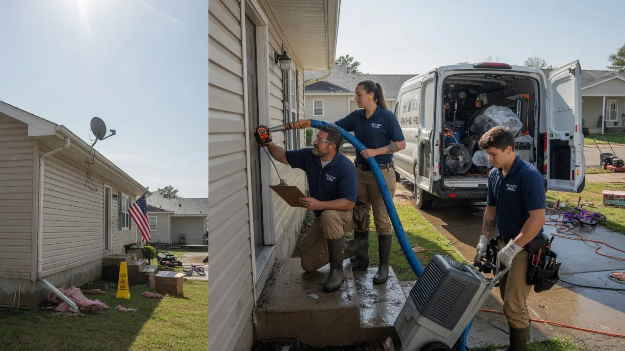 Ceiling Water Damage Restoration in Marshall, OK near me